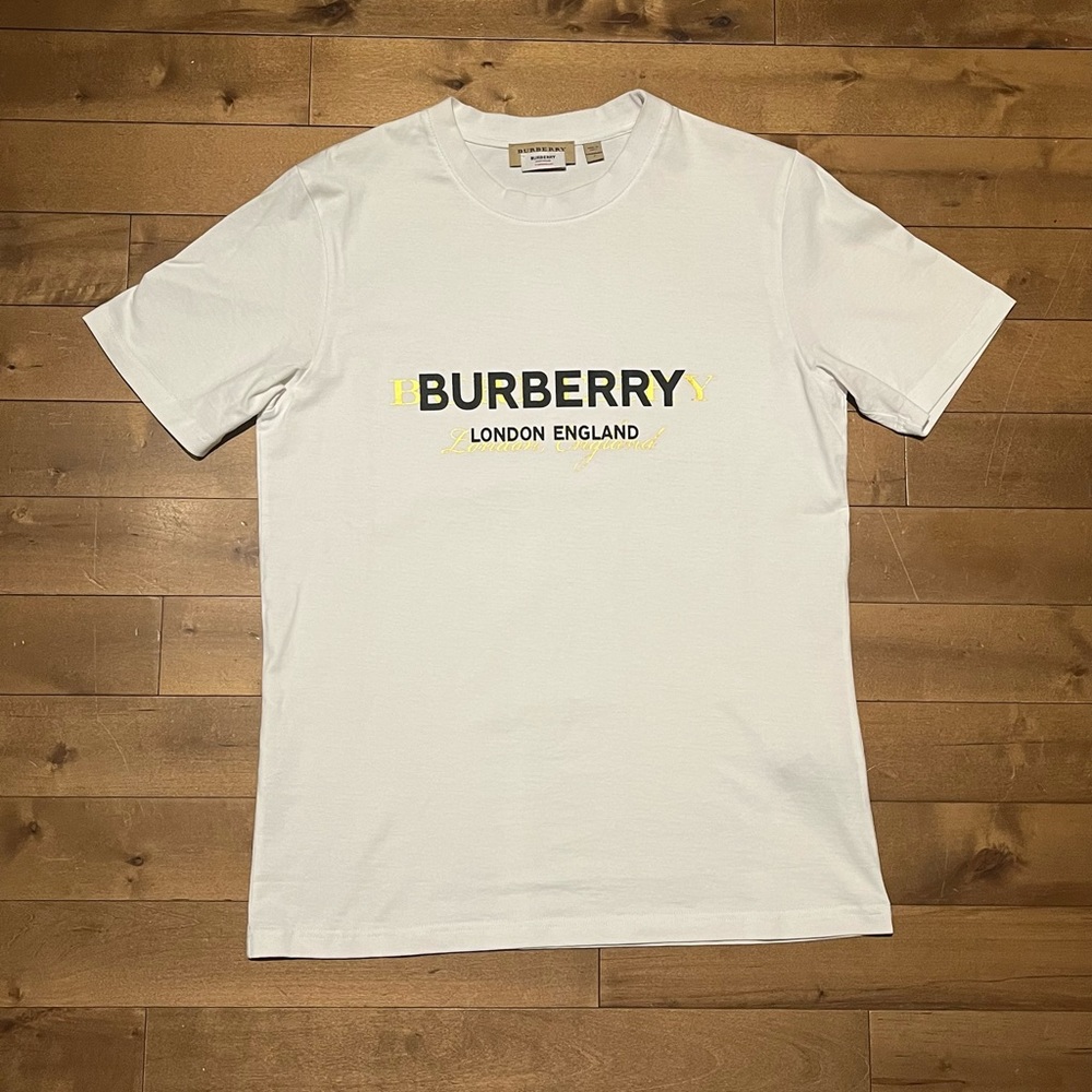 Burberry White Short Sleeve Tee